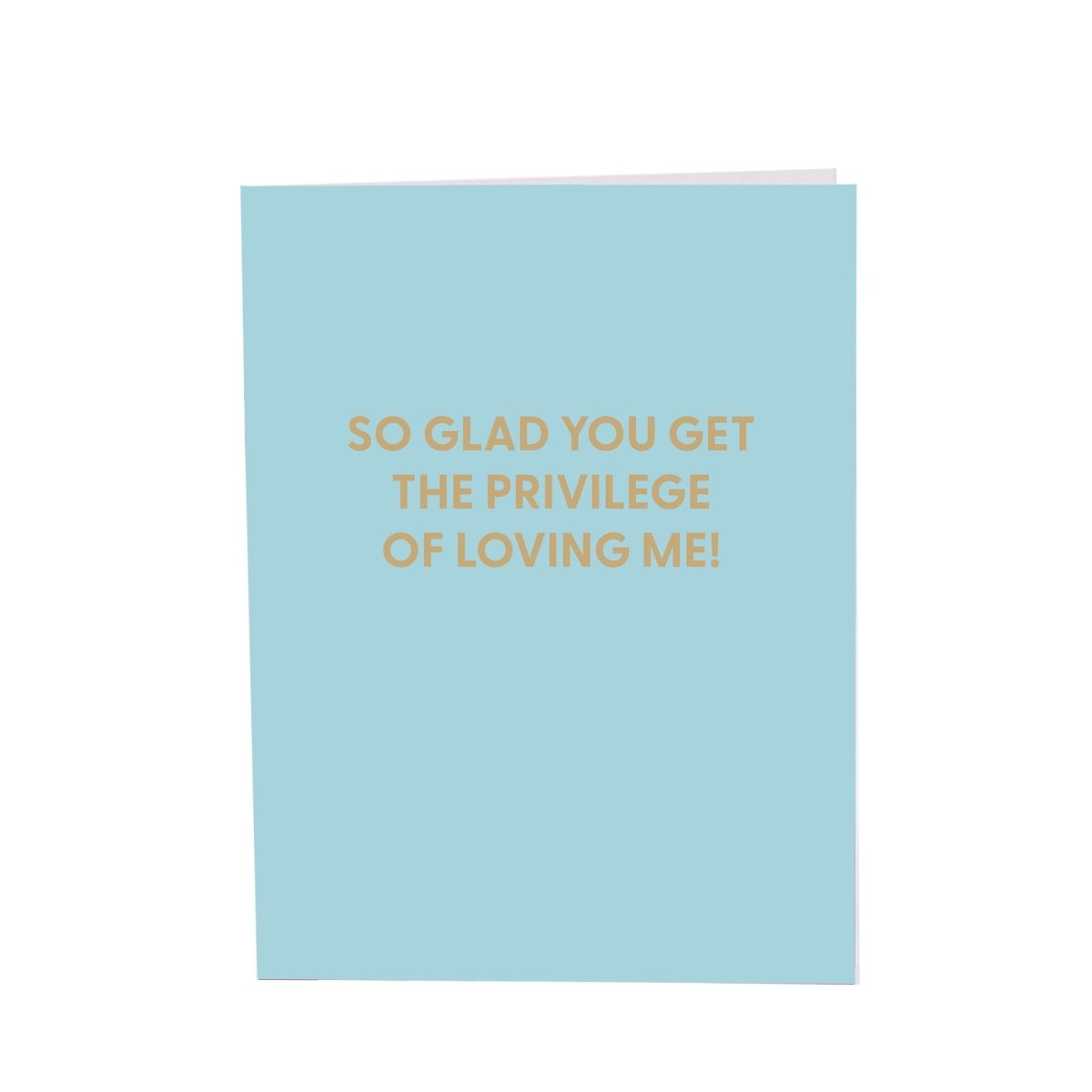 So glad you get the privilege of loving me! - Greeting Card - Chive US Wholesale