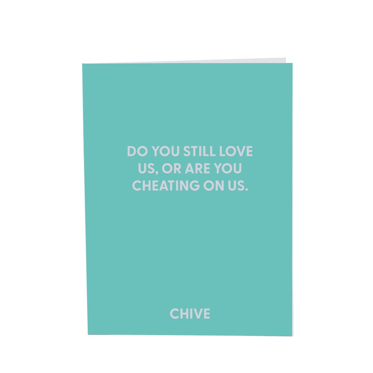 Do you still love us, or are you cheating on us. - Greeting Card - Chive US Wholesale