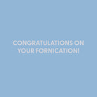 Congratulations on your fornication! - Greeting Card - Chive US Wholesale