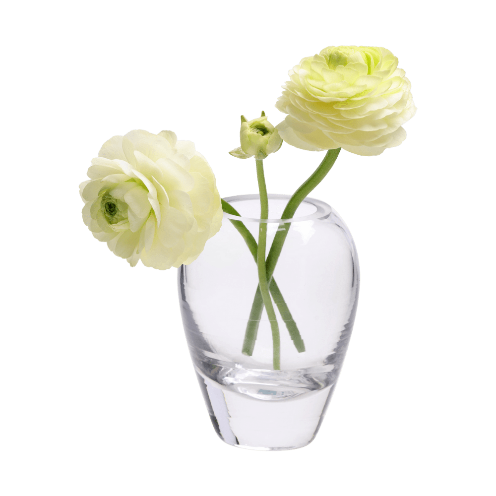 George Glass Clear Bud Vase For Flowers - Chive US Wholesale