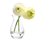 George Glass Clear Bud Vase For Flowers - Chive US Wholesale