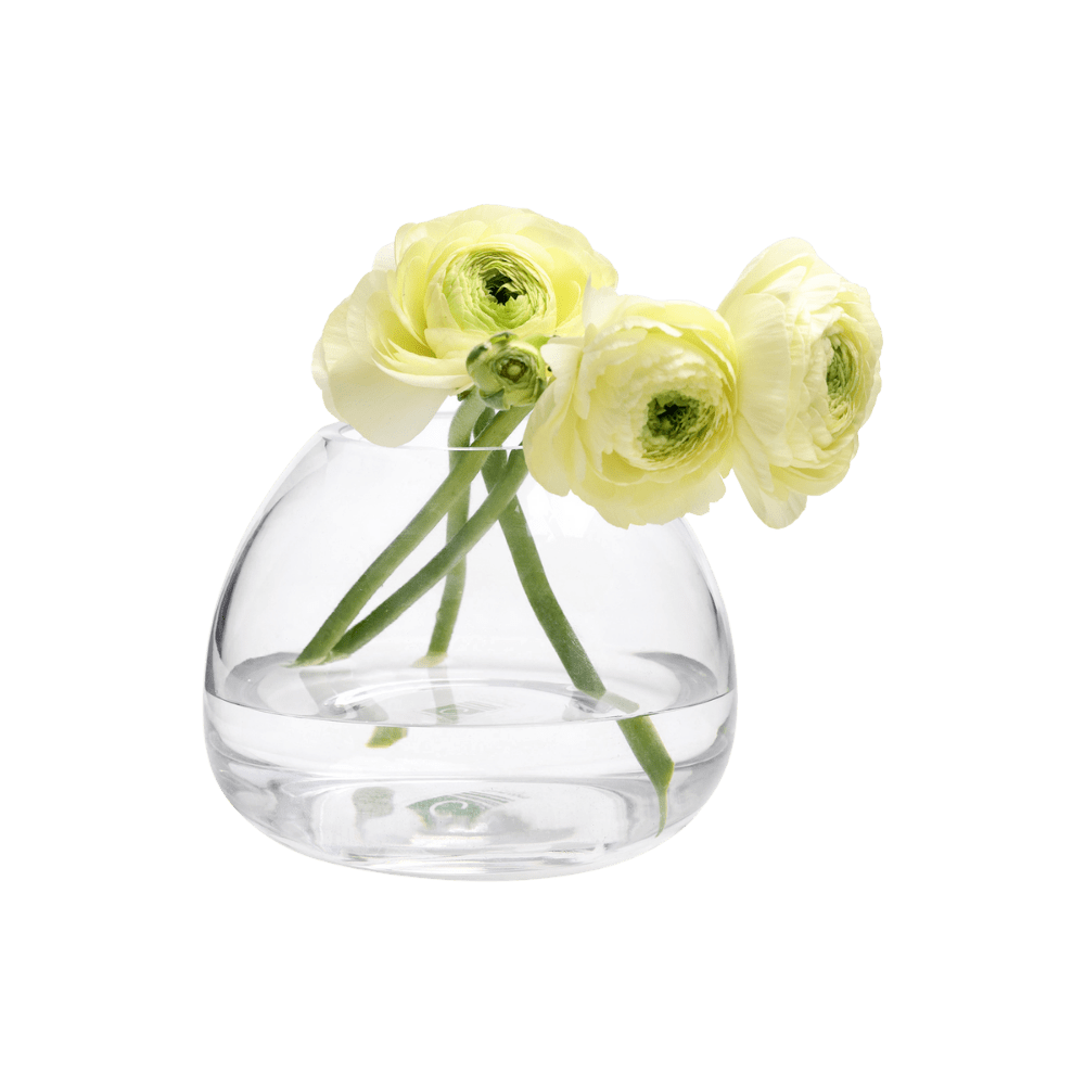 George Glass Clear Bud Vase For Flowers - Chive US Wholesale