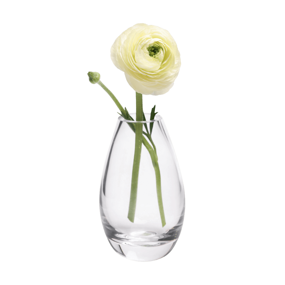 George Glass Clear Bud Vase For Flowers - Chive US Wholesale