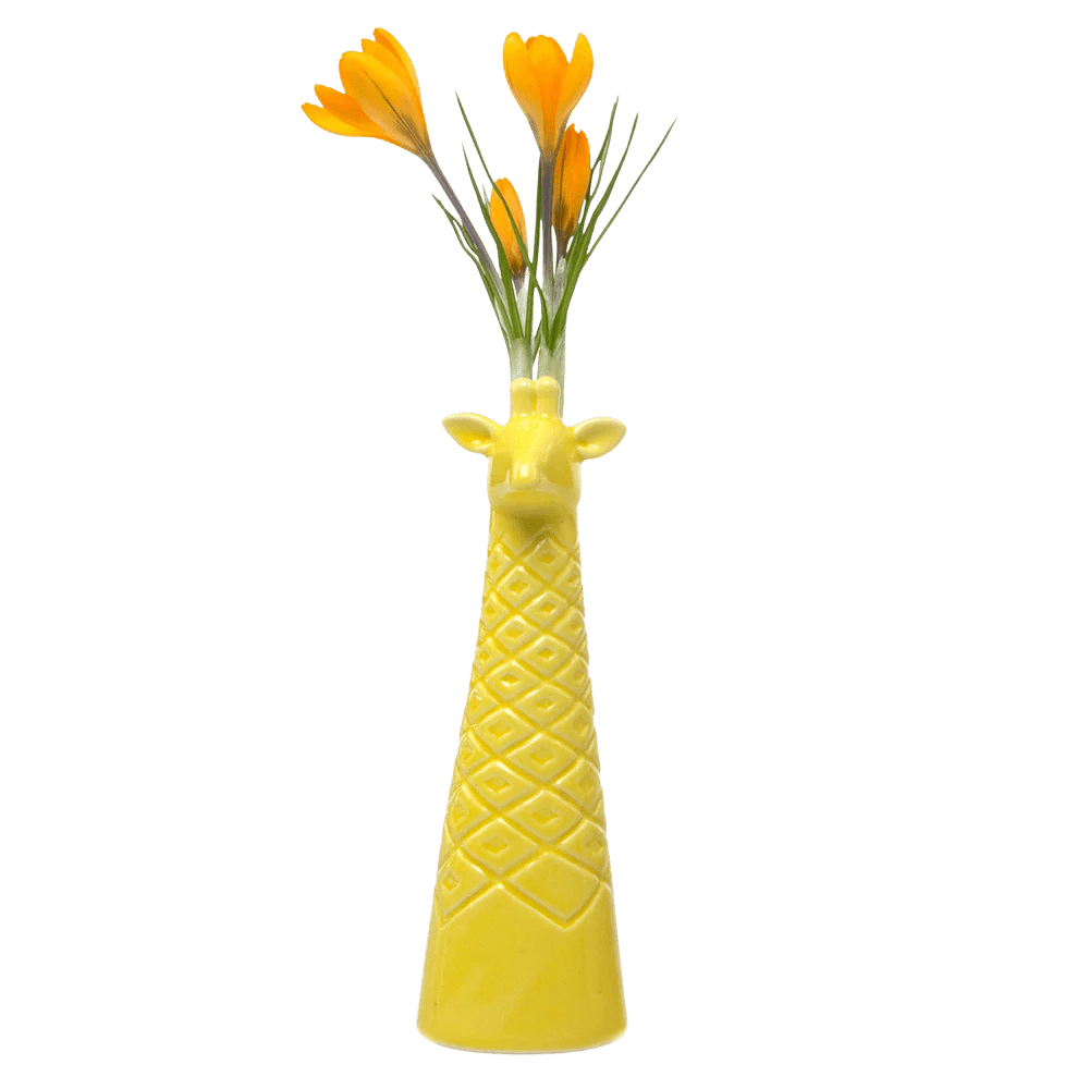 Giraffe Ceramic Flower Vase - Chive US Wholesale