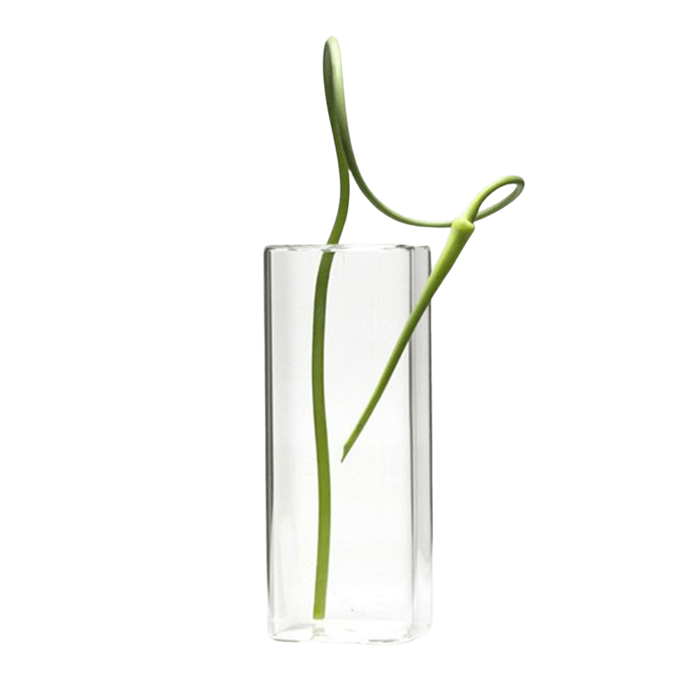 Cube Glass Modern Clear Flower Vase - Chive US Wholesale