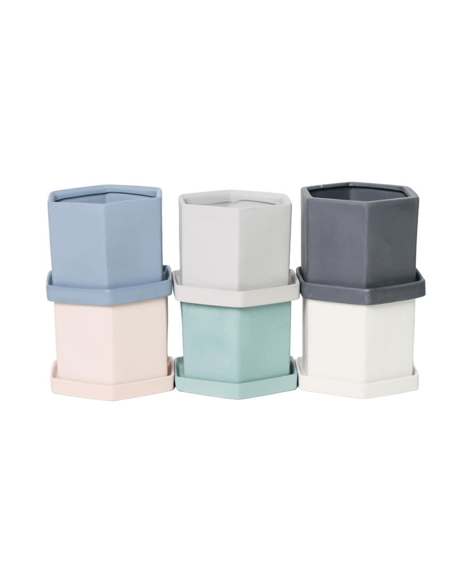 Hexi Porcelain Pot With Drainage Hole - Chive US Wholesale