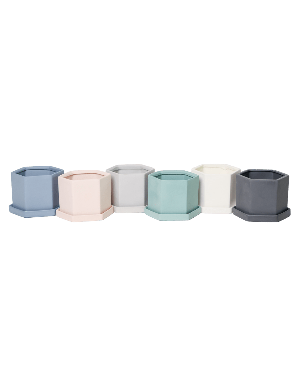 Hexi Porcelain Pot With Drainage Hole - Chive US Wholesale