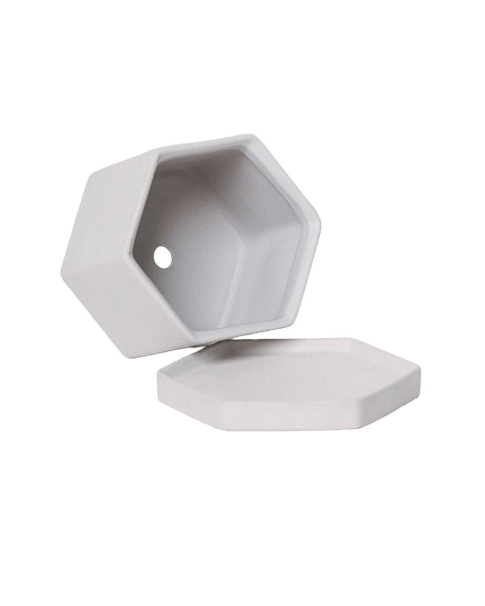 Hexi Porcelain Pot With Drainage Hole - Chive US Wholesale