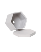 Hexi Porcelain Pot With Drainage Hole - Chive US Wholesale