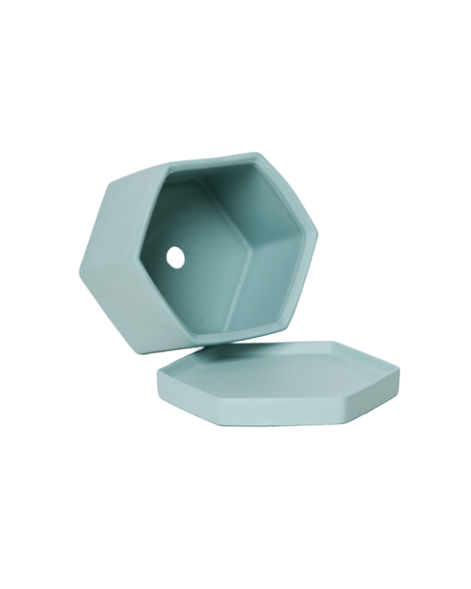 Hexi Porcelain Pot With Drainage Hole - Chive US Wholesale