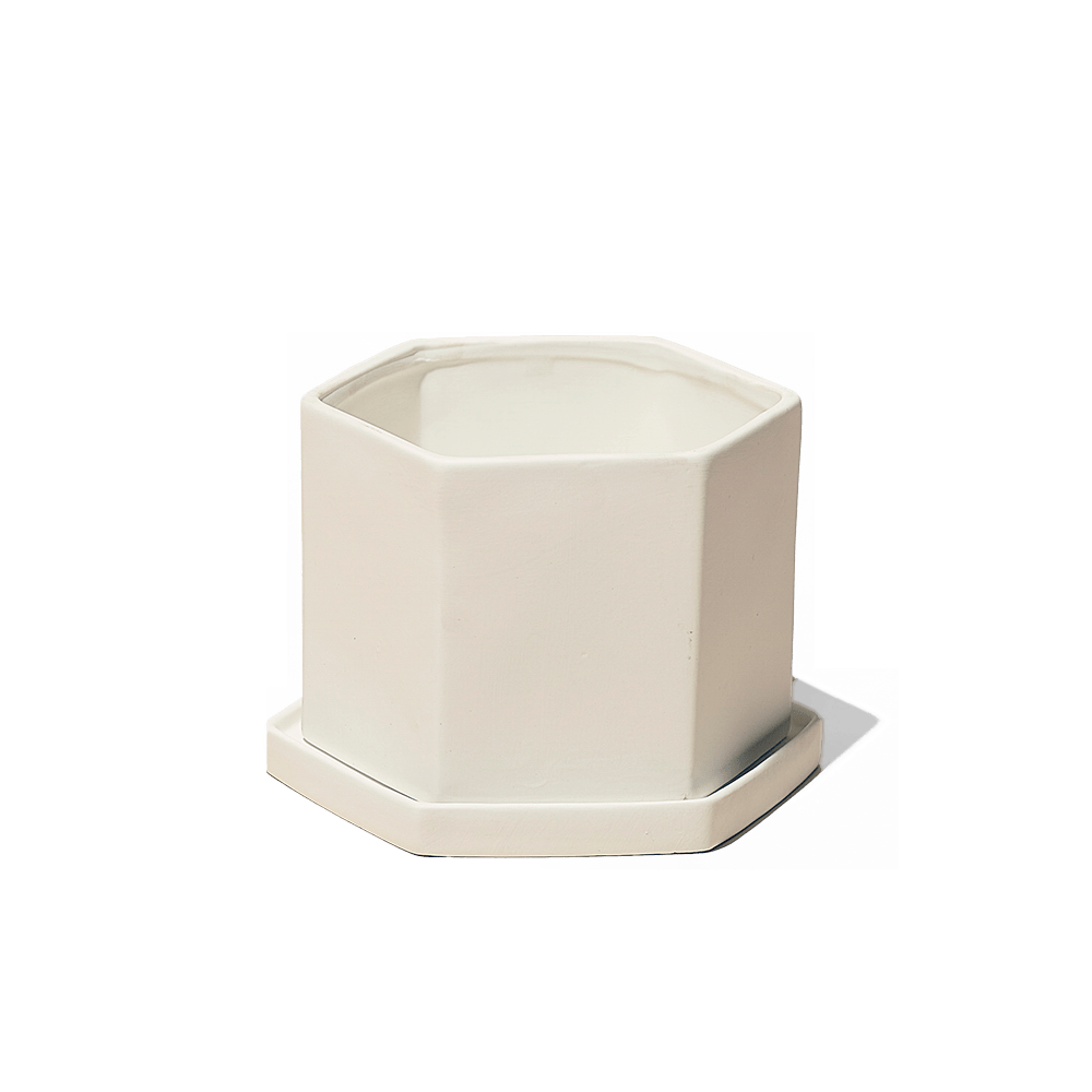 Hexi Porcelain Pot With Drainage Hole - Chive US Wholesale