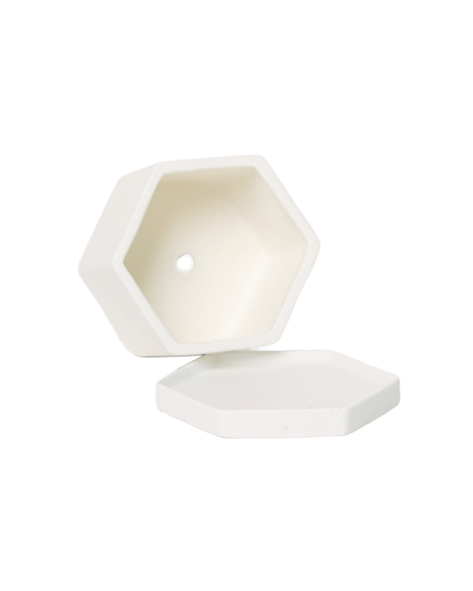 Hexi Porcelain Pot With Drainage Hole - Chive US Wholesale