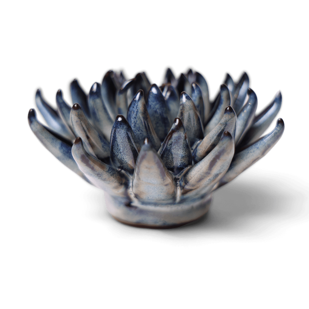 Japan Ceramic Flower Black Cactus Flower - Chive US Wholesale