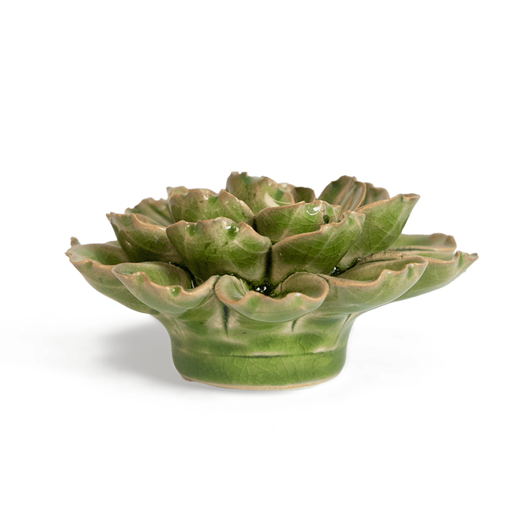 Japan Ceramic Flower Olive Petunia - Chive Ceramics Studio - Ceramic Flowers - Chive US