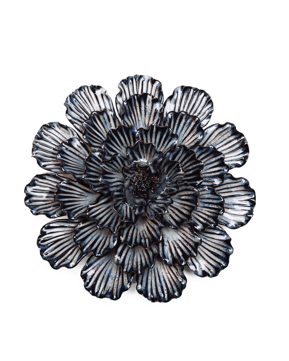 JA25 Navy Dinner Plate Dahlia - Chive US Wholesale