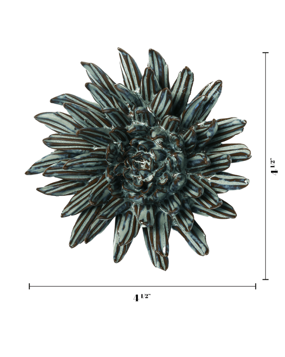 JA45 Black Blue Quill Mum - Chive US Wholesale