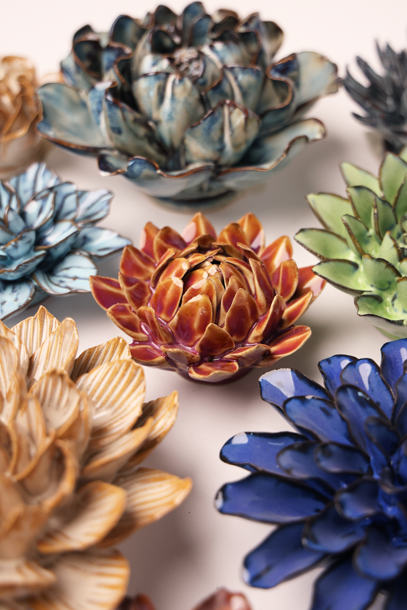 JA46 Purple Caramel Sugarbush Protea - Chive US Wholesale