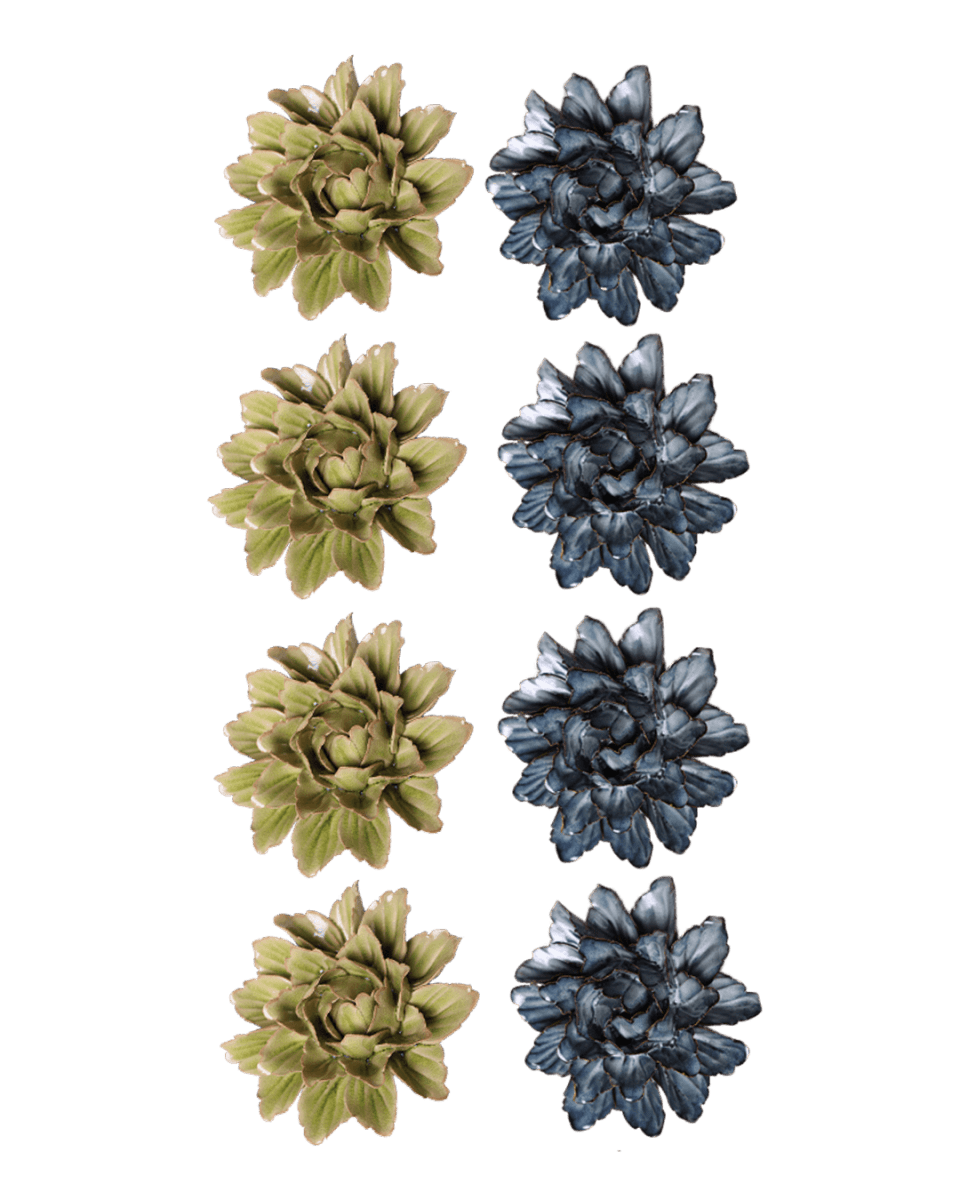 Ceramic Flower Japan Curated Collection 5 - Chive US Wholesale