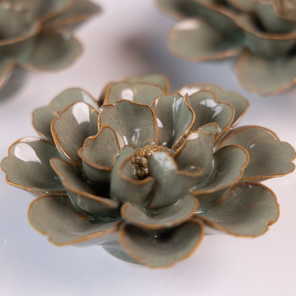 Ceramic Flower Japan Curated Collection #18 - Chive US Wholesale