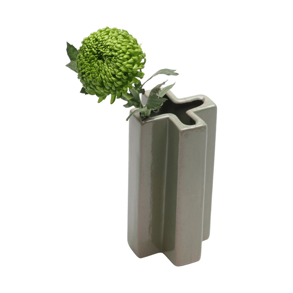 Jargogle Ceramic Unique Flower Vase - Chive US Wholesale