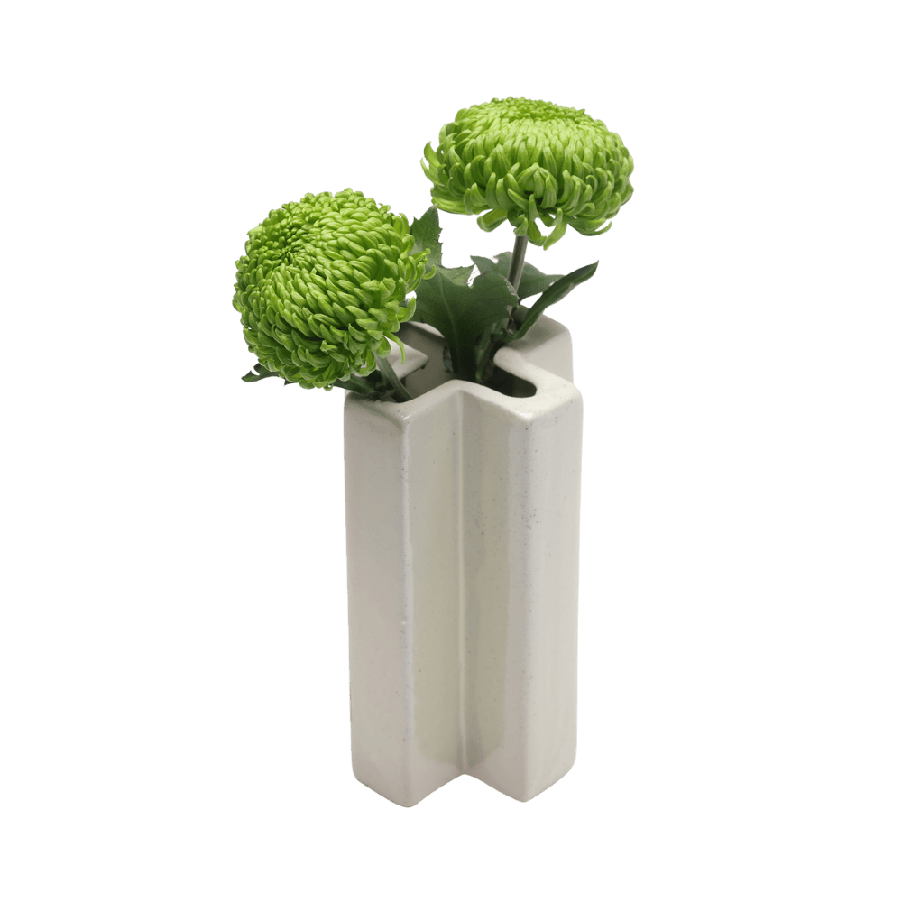 Jargogle Ceramic Unique Flower Vase - Chive US Wholesale