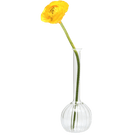 Jeanie Glass Modern Clear Flower Vase - Chive US Wholesale