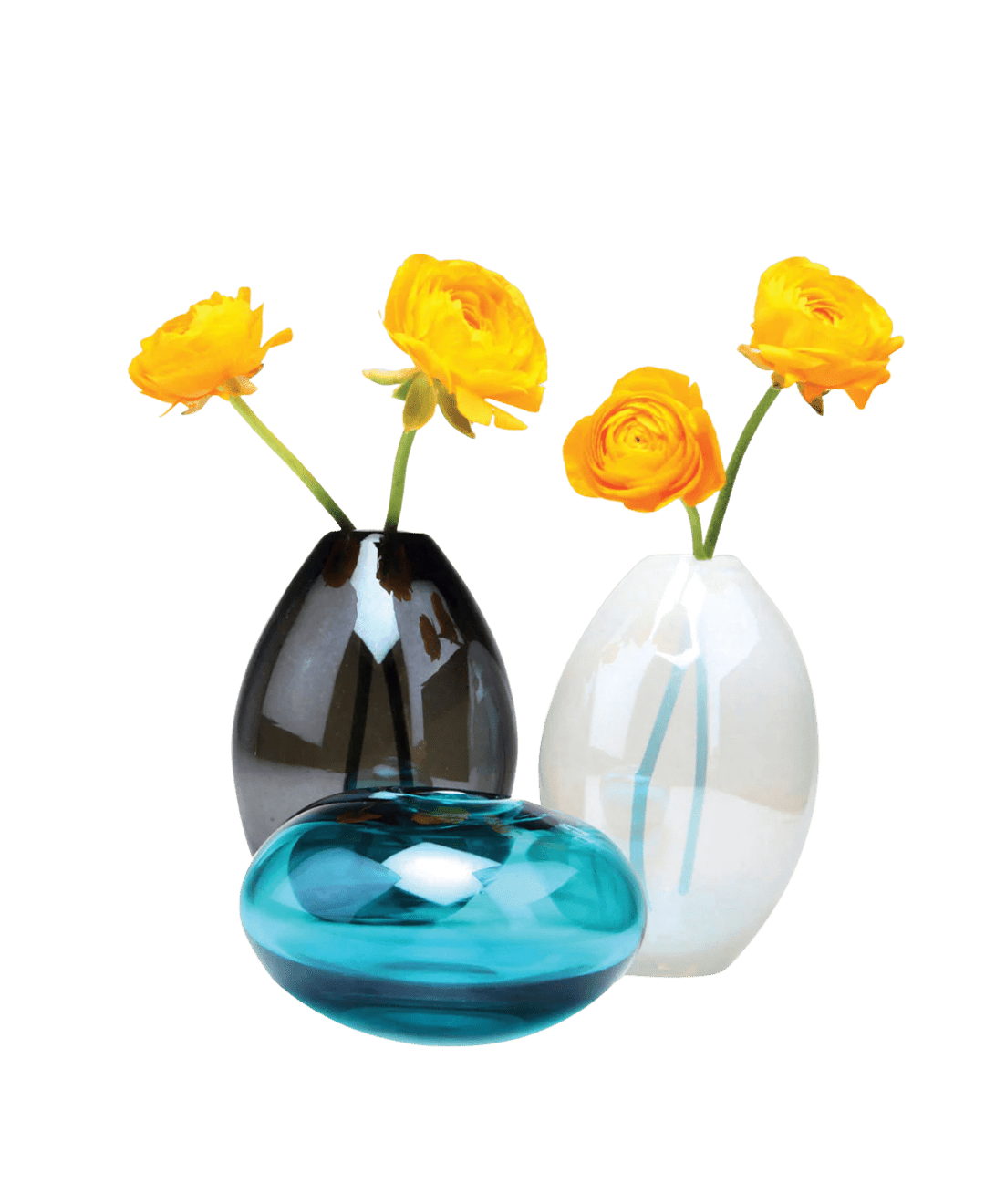 Jordan Glass Modern Flower Vase - Chive Ceramics Studio - Vases - Chive US Wholesale