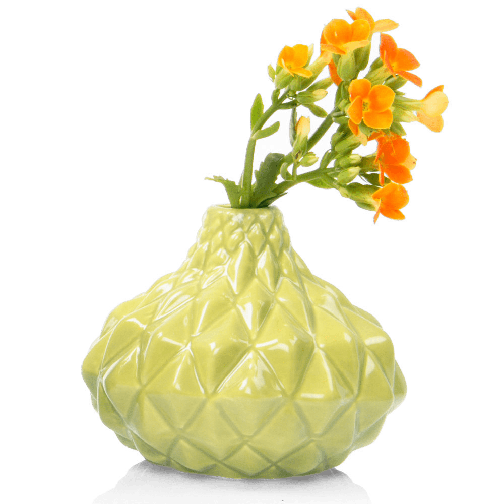 Juvel Ceramic Geometric Flower Vase Kit - Chive US Wholesale