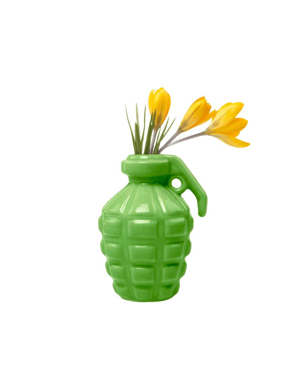 Kapow Ceramic Grenade Flower Vase - 24pc Kit - Chive US Wholesale