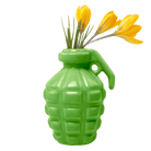 Kapow Ceramic Grenade Flower Vase Unique - Chive US Wholesale