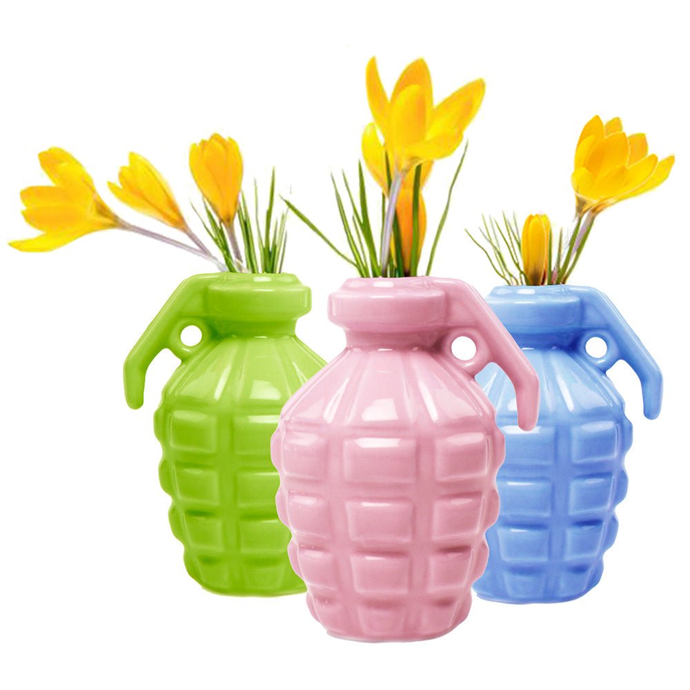 Kapow Ceramic Grenade Flower Vase - 24pc Kit - Chive US Wholesale