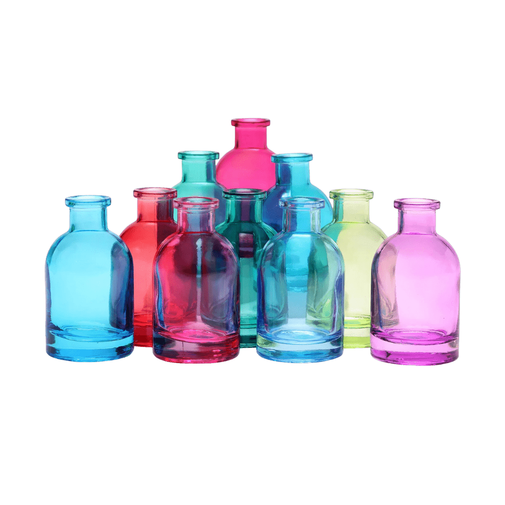 Loft Glass Bud Vase Jewel Tone 10pc Kits - Chive US Wholesale