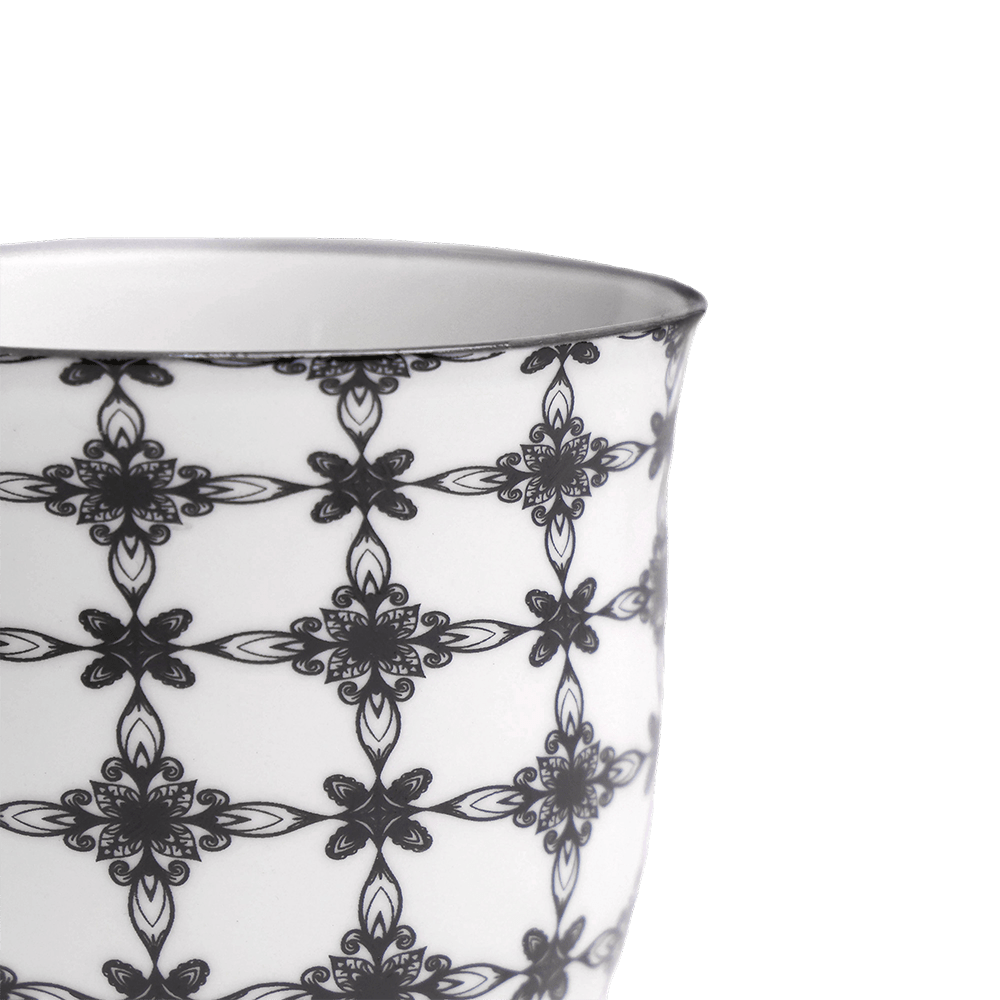 Liberte Porcelain Pot And Saucer Set With Drainage - Chive US Wholesale