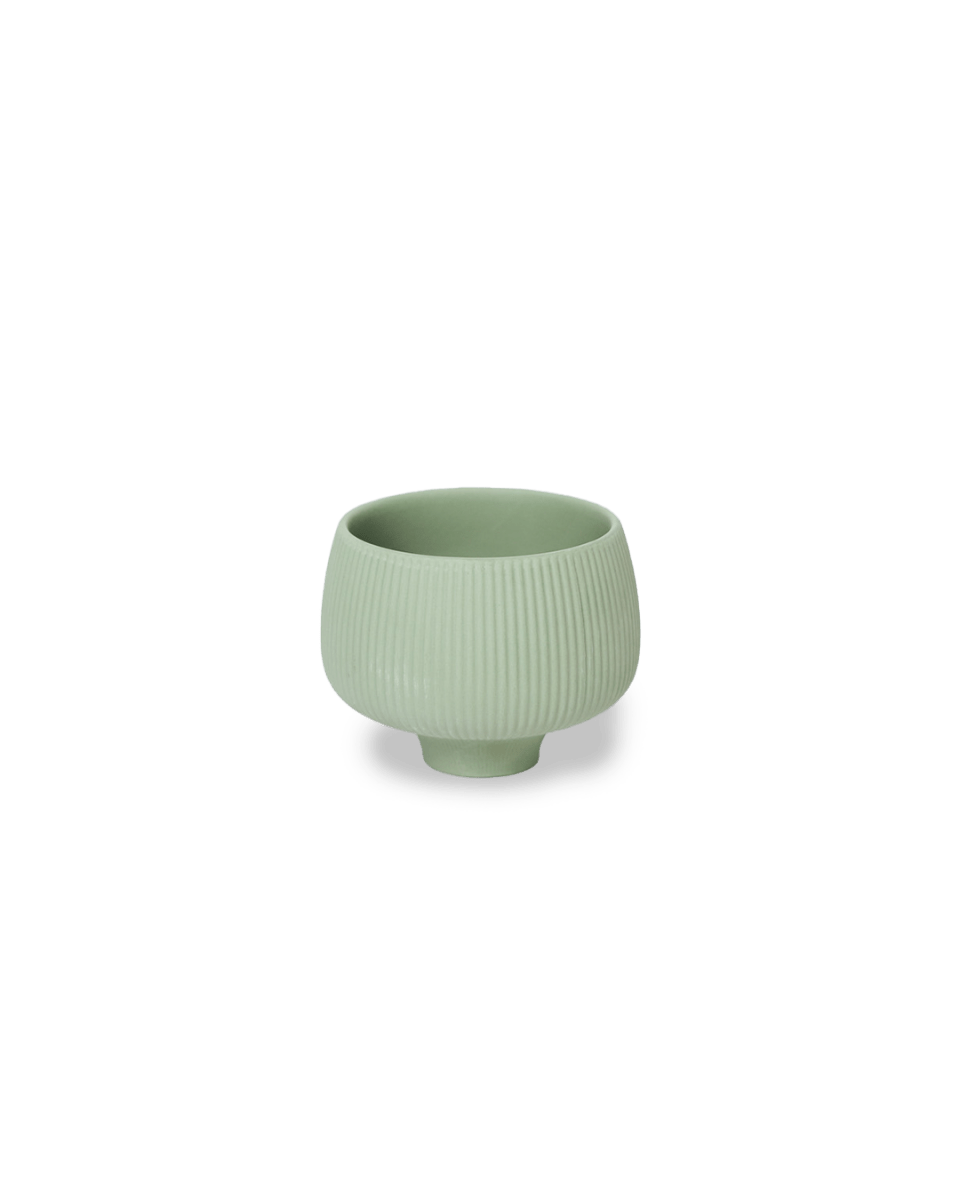 Lilo Porcelain Modern Indoor Plant Pot - Chive US Wholesale