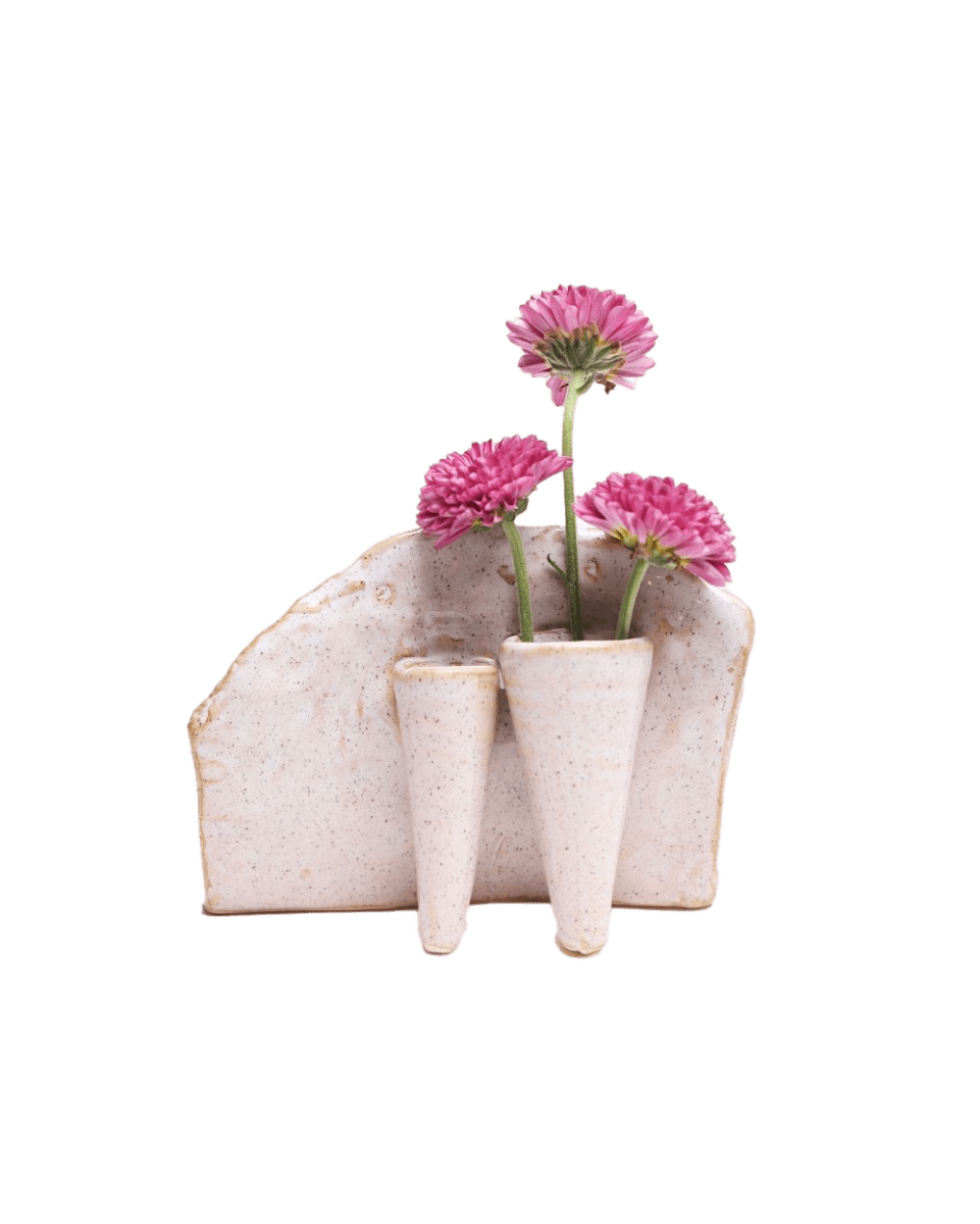 Lotus Ceramic Floral Bud Vase - Chive US Wholesale