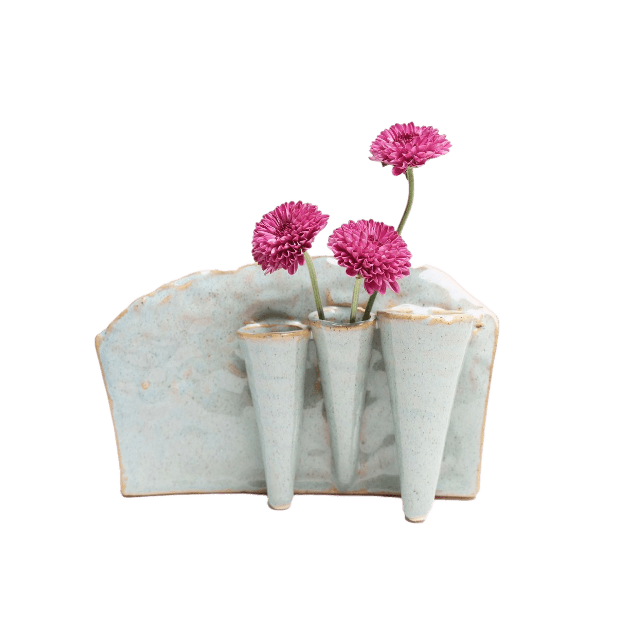 Lotus Ceramic Floral Bud Vase - Chive US Wholesale