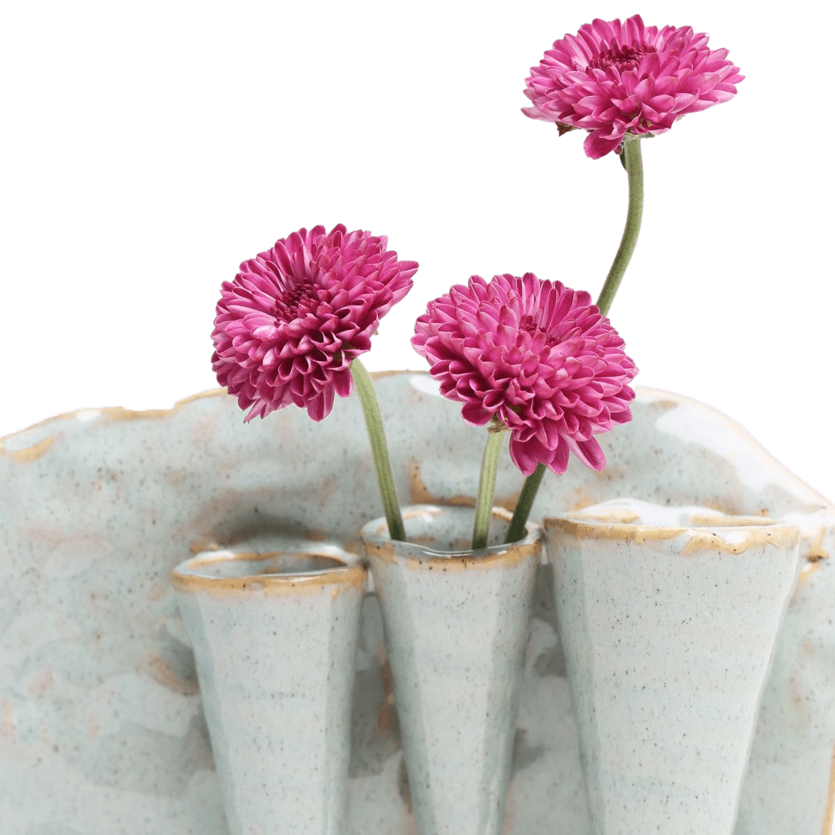 Lotus Ceramic Floral Bud Vase - Chive US Wholesale