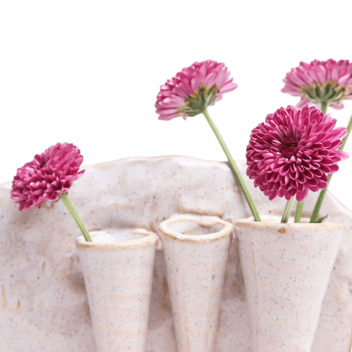 Lotus Ceramic Floral Bud Vase - Chive US Wholesale