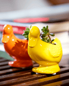 Lucy The Duck Ceramic Indoor Plant Pot Kit - Chive US Wholesale