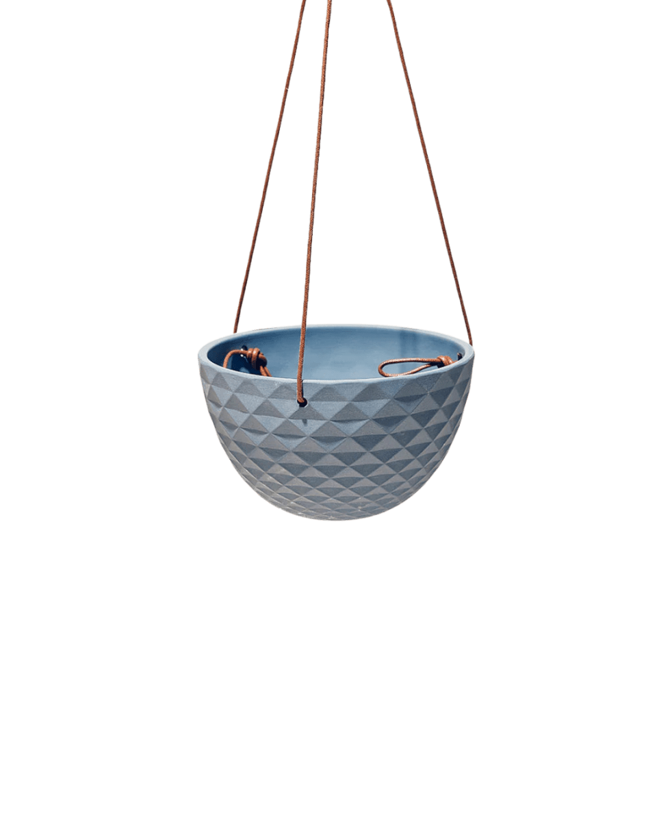 Mini Mofo Porcelain Modern Hanging Planter Kit - Chive US Wholesale