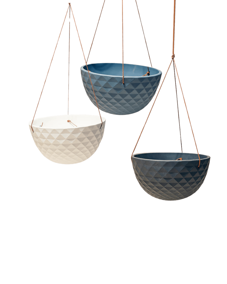 Mofo Porcelain Modern Hanging Planter Kit - Chive US Wholesale