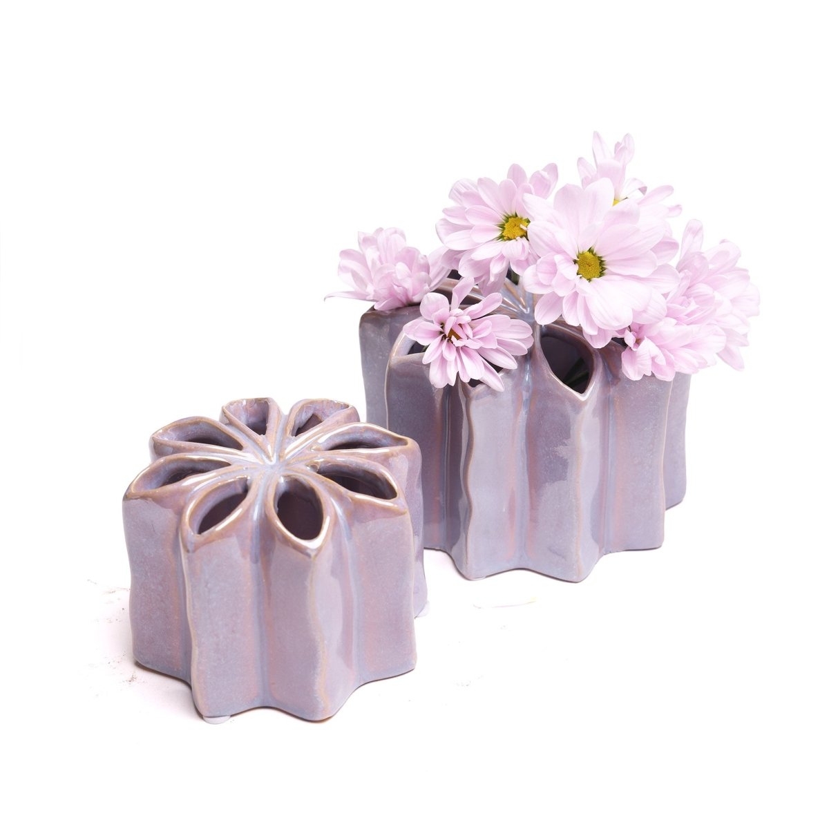 Misty Ceramic Flower Vase - Chive US Wholesale