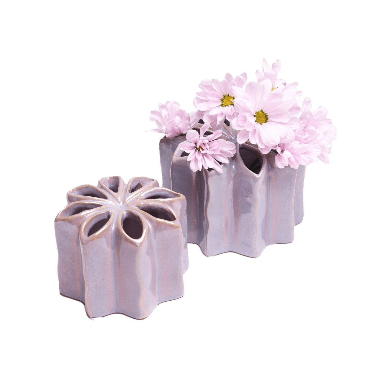 Misty Ceramic Flower Vase - Chive US Wholesale