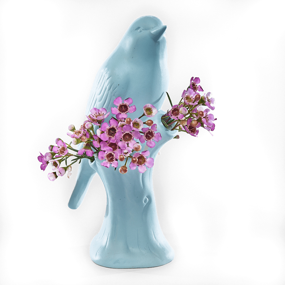 Bird Porcelain Modern Flower Vase - Chive US Wholesale