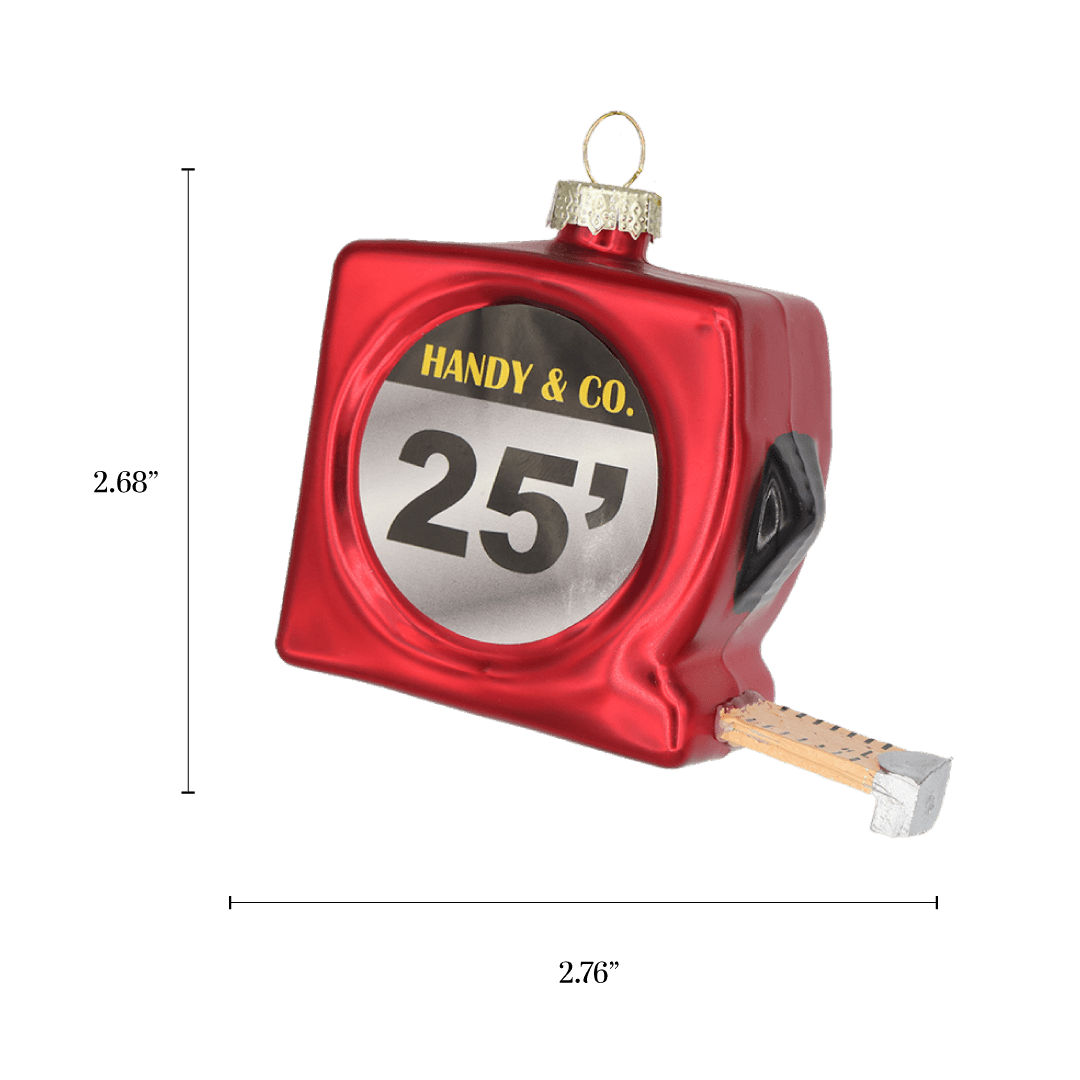 Red Measuring Tape Ornament - Chive US Wholesale