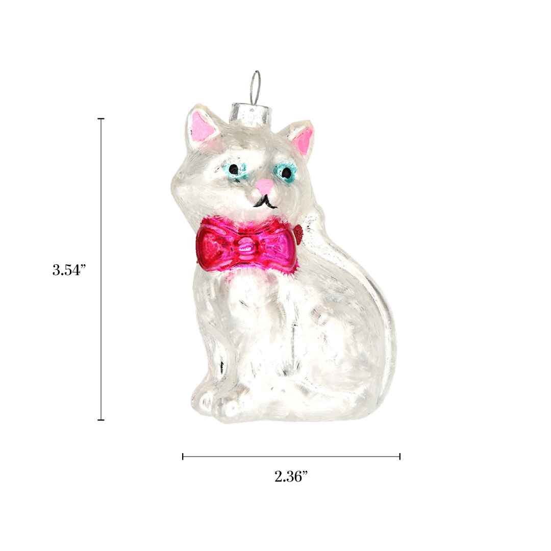 Kitty with Bow Ornament - Chive US Wholesale