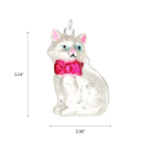 Kitty with Bow Ornament - Chive US Wholesale