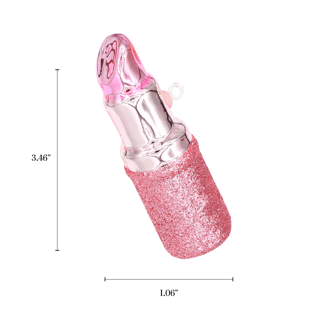 Pink Lipstick Ornament - Chive US Wholesale