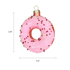 Pink Sprinkles Donut Ornament - Chive US Wholesale