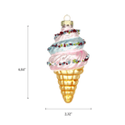 Ice Cream Cone Ornament - Chive US Wholesale
